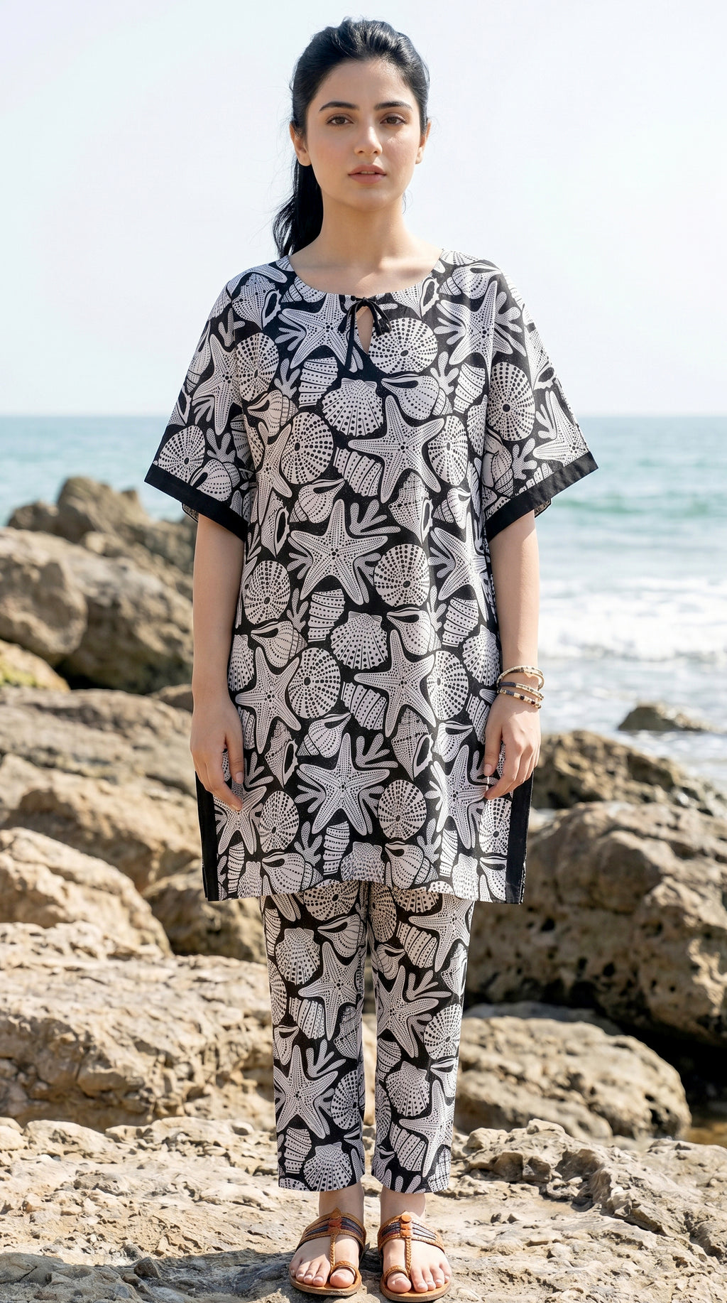 Printed 2Pc Suit