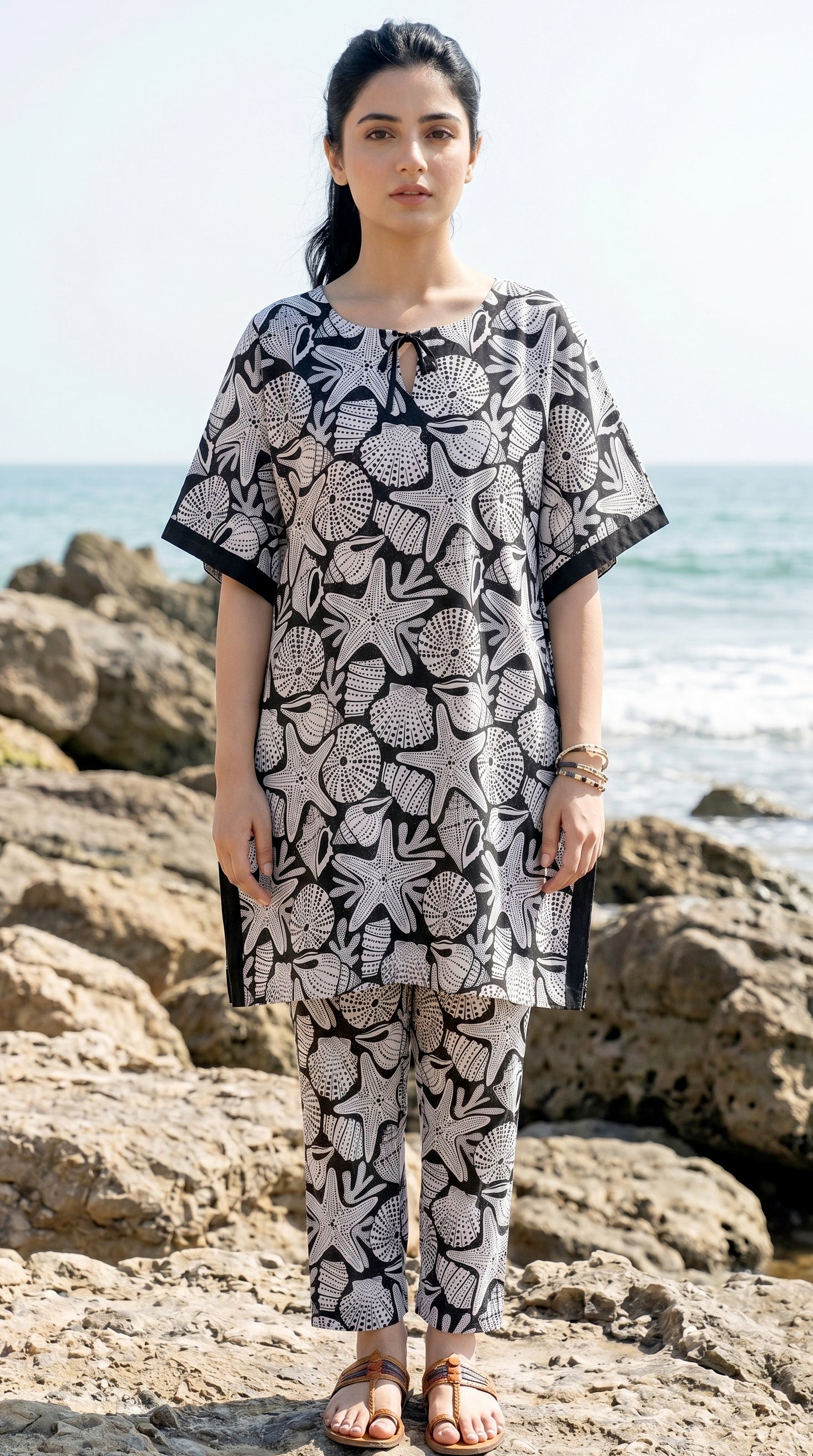 Printed 2Pc Suit