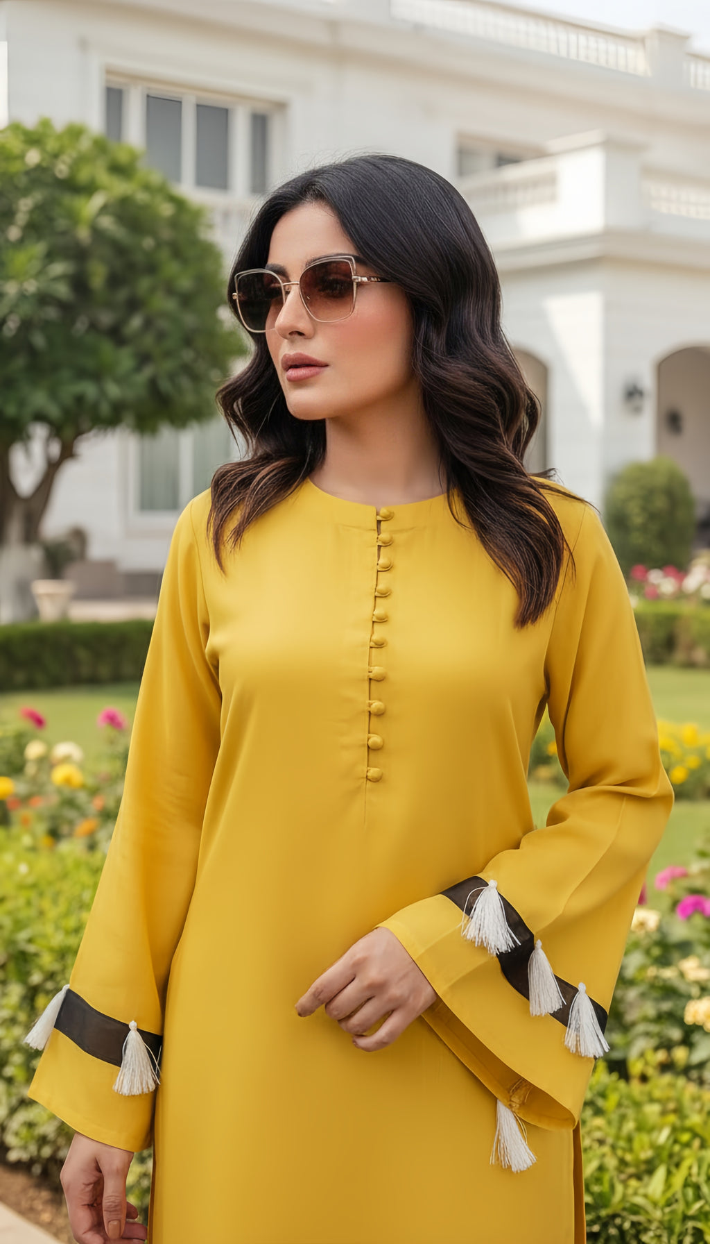 Solid 2Pc Suit Yellow