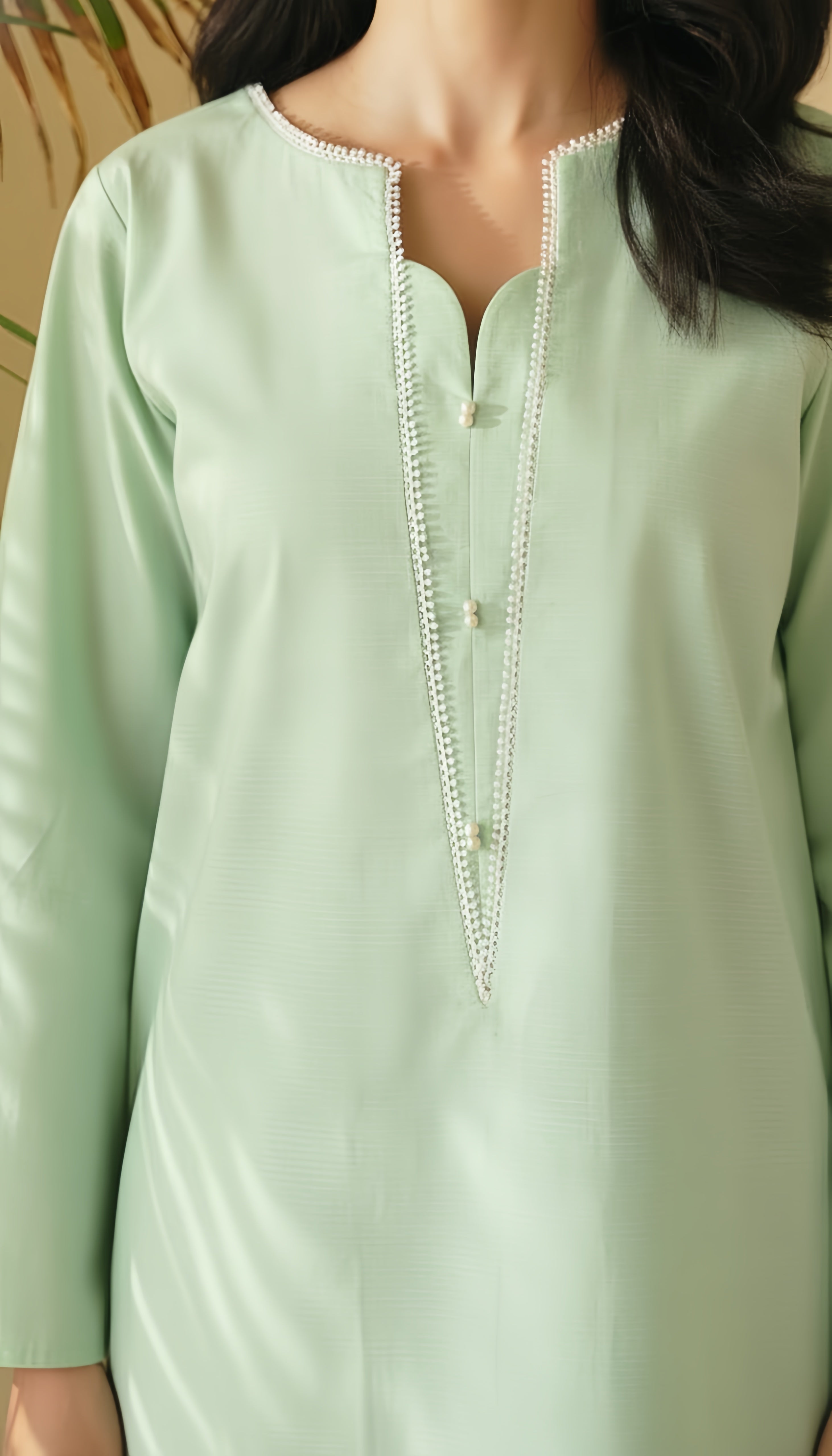 Solid 2Pc Suit Mint Green