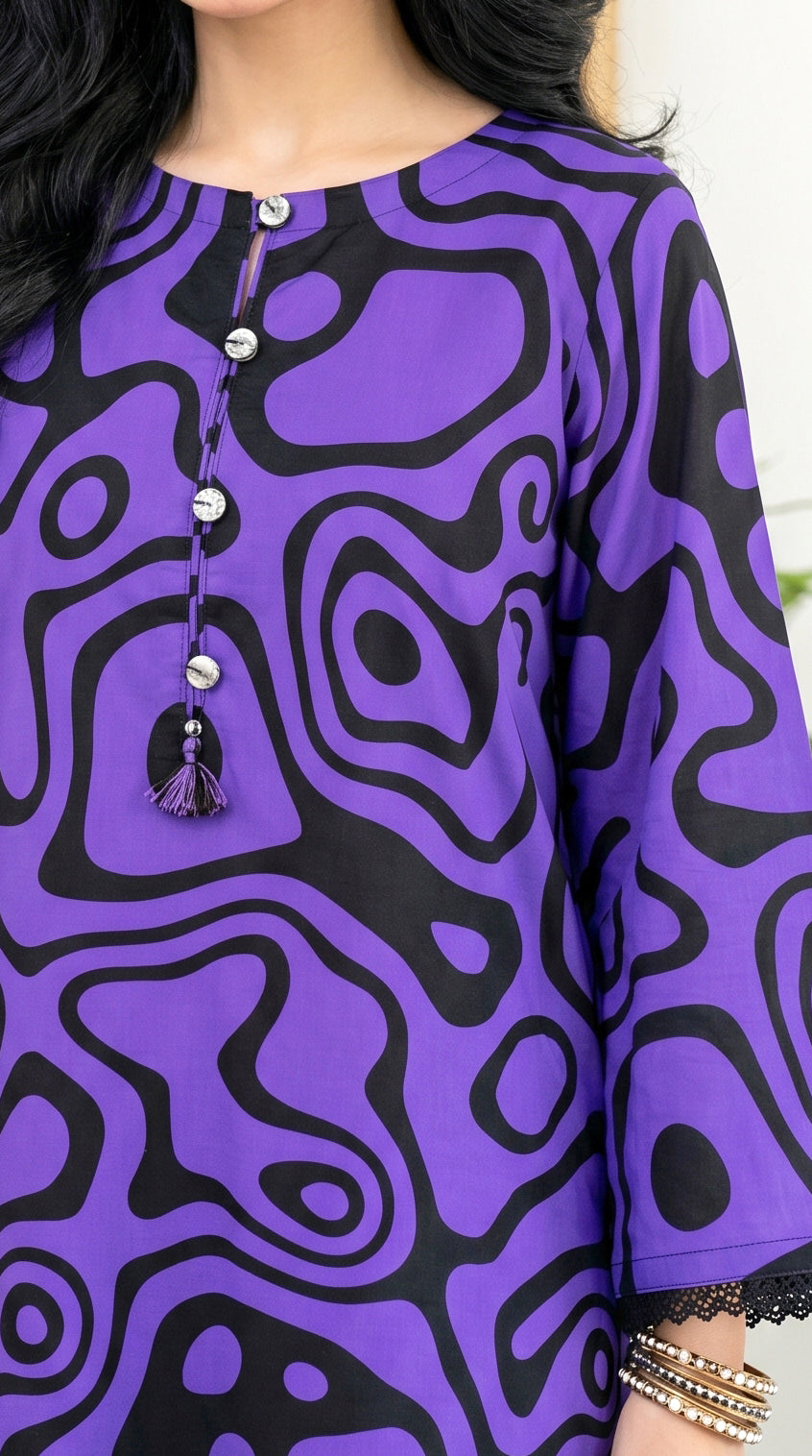 Printed 2Pc Suit