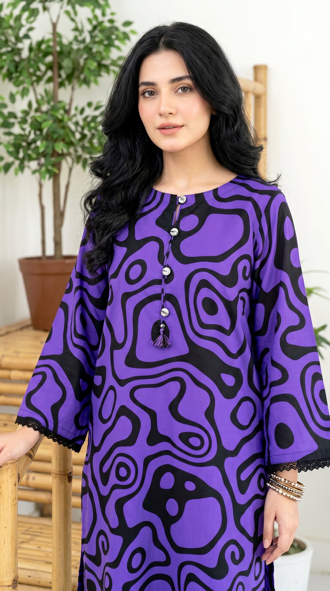Printed 2Pc Suit