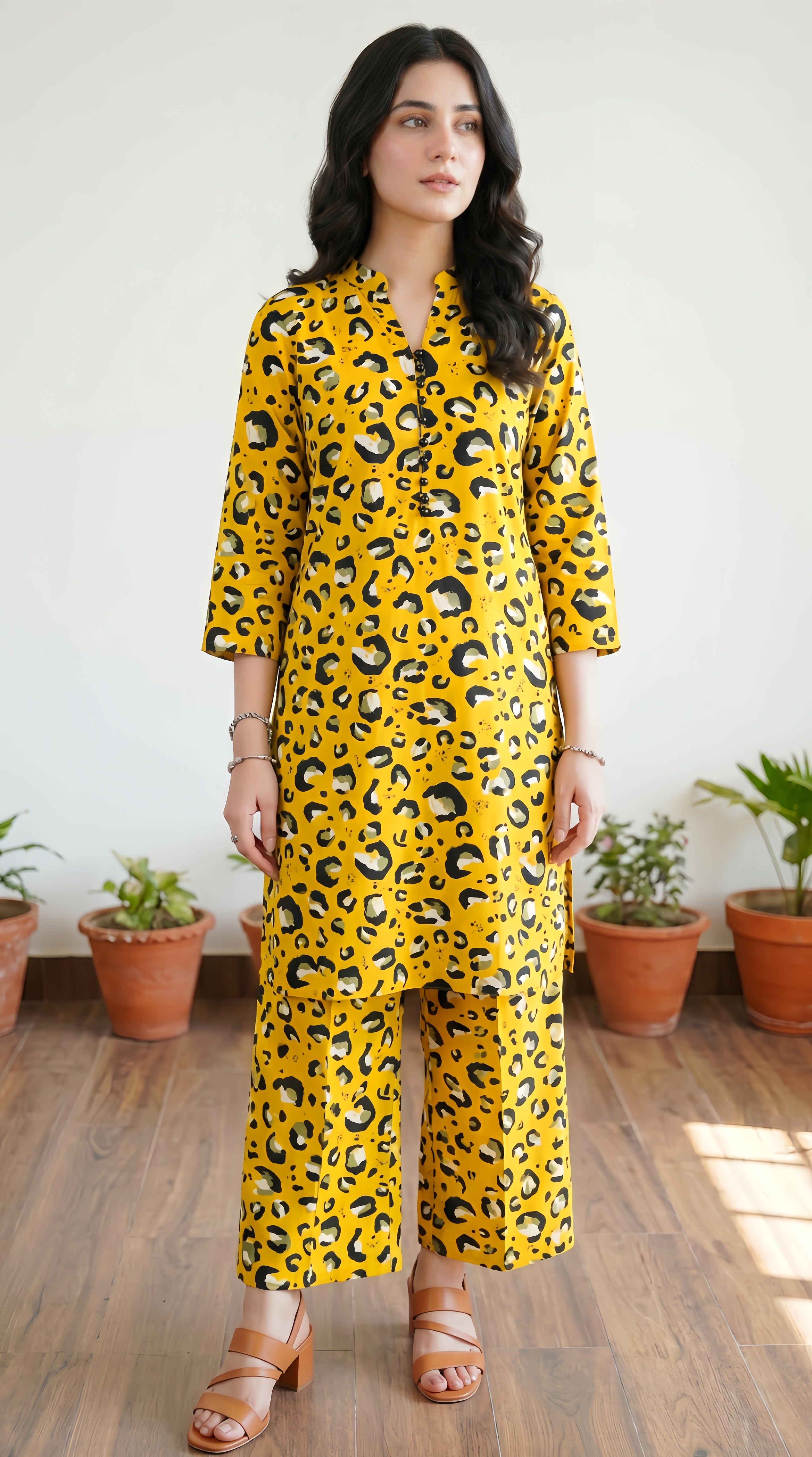 Printed 2Pc Suit