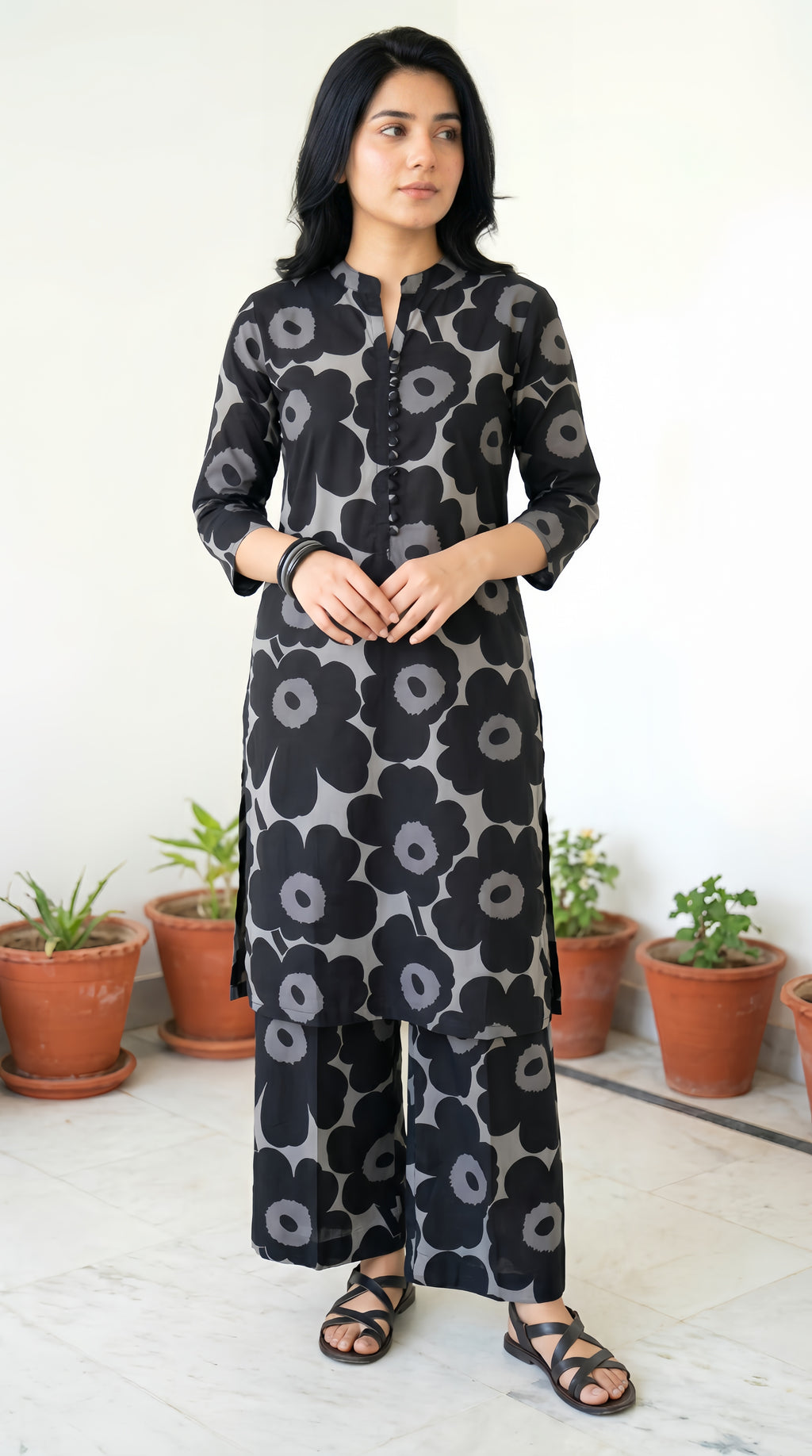 Printed 2Pc Suit