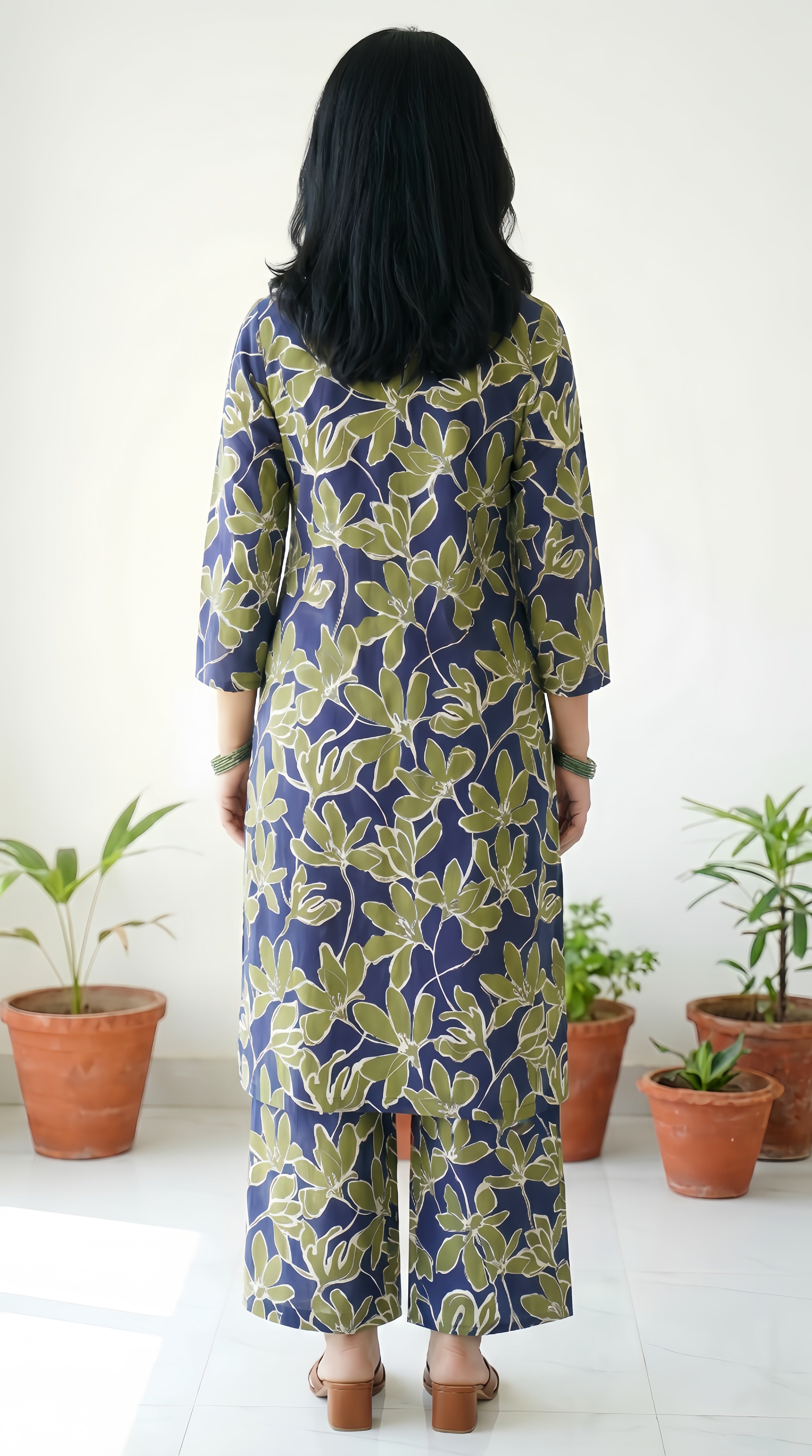Printed 2Pc Suit