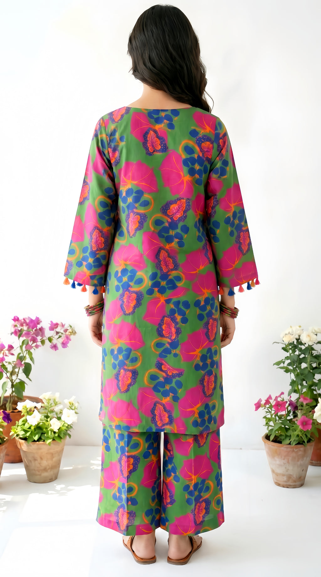 Printed 2Pc Suit