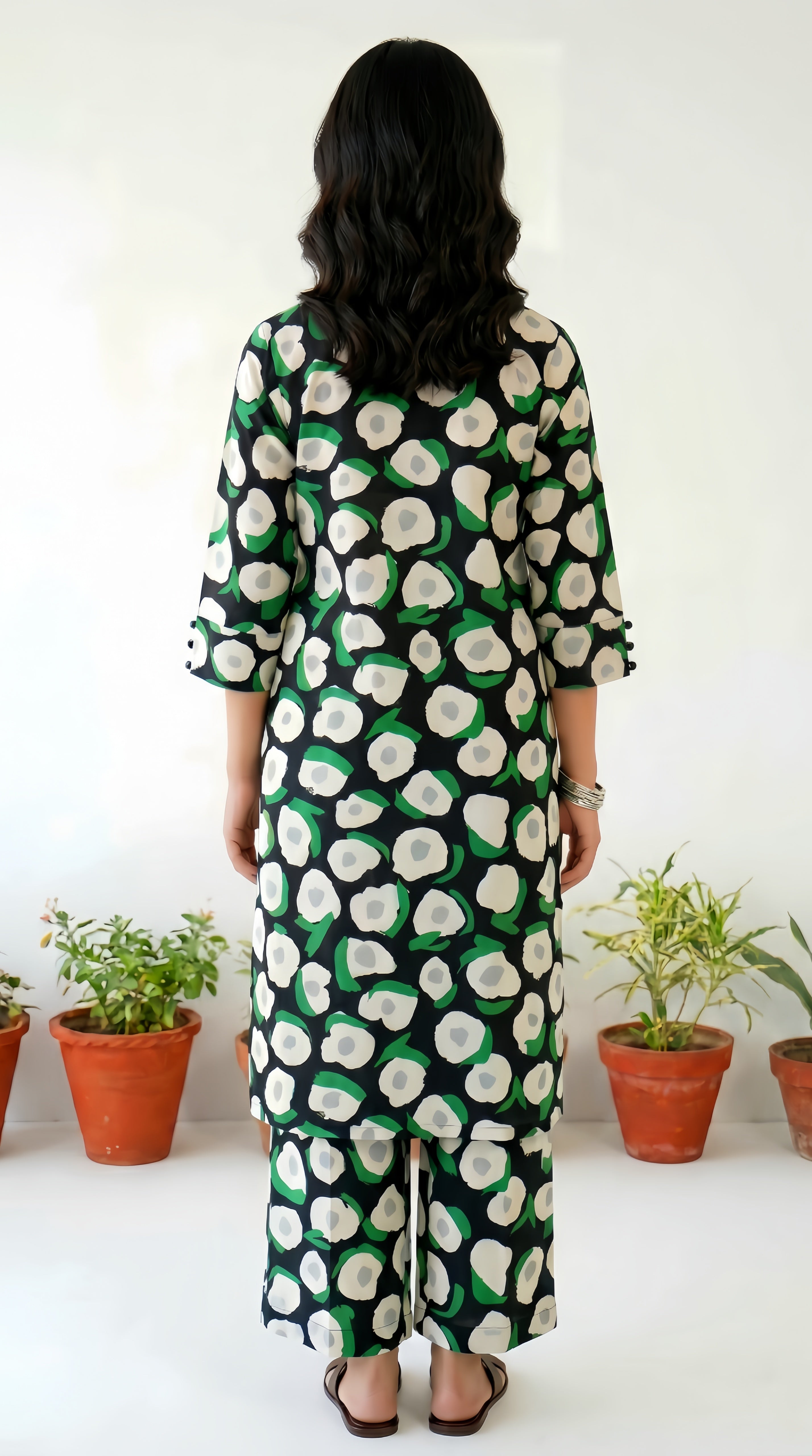 Printed 2Pc Suit