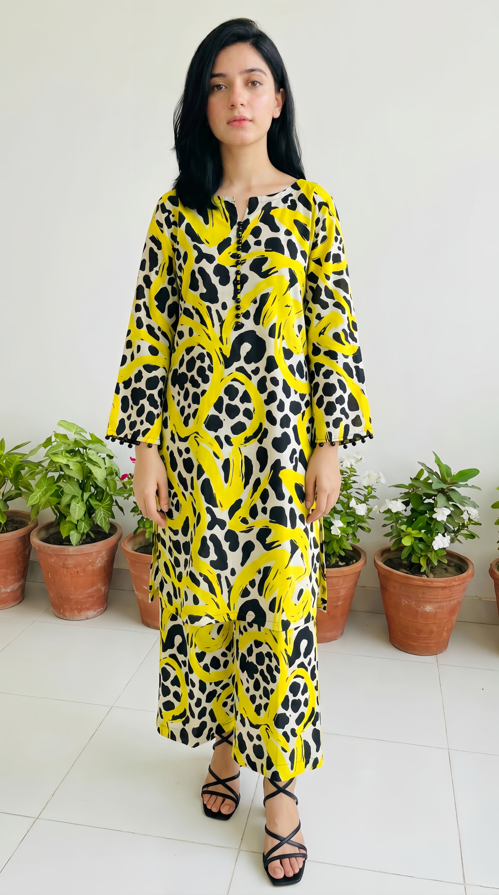 Printed 2Pc Suit