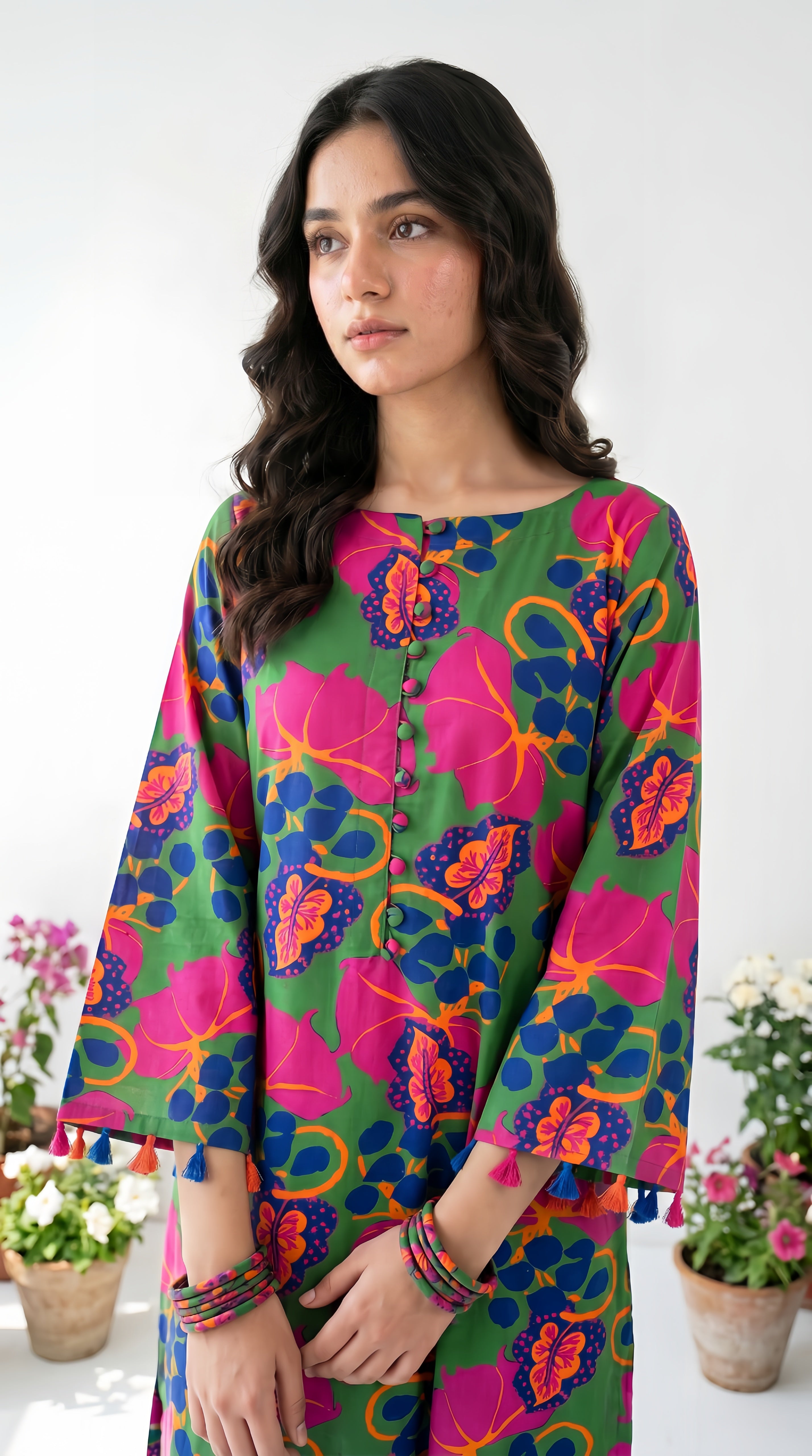 Printed 2Pc Suit