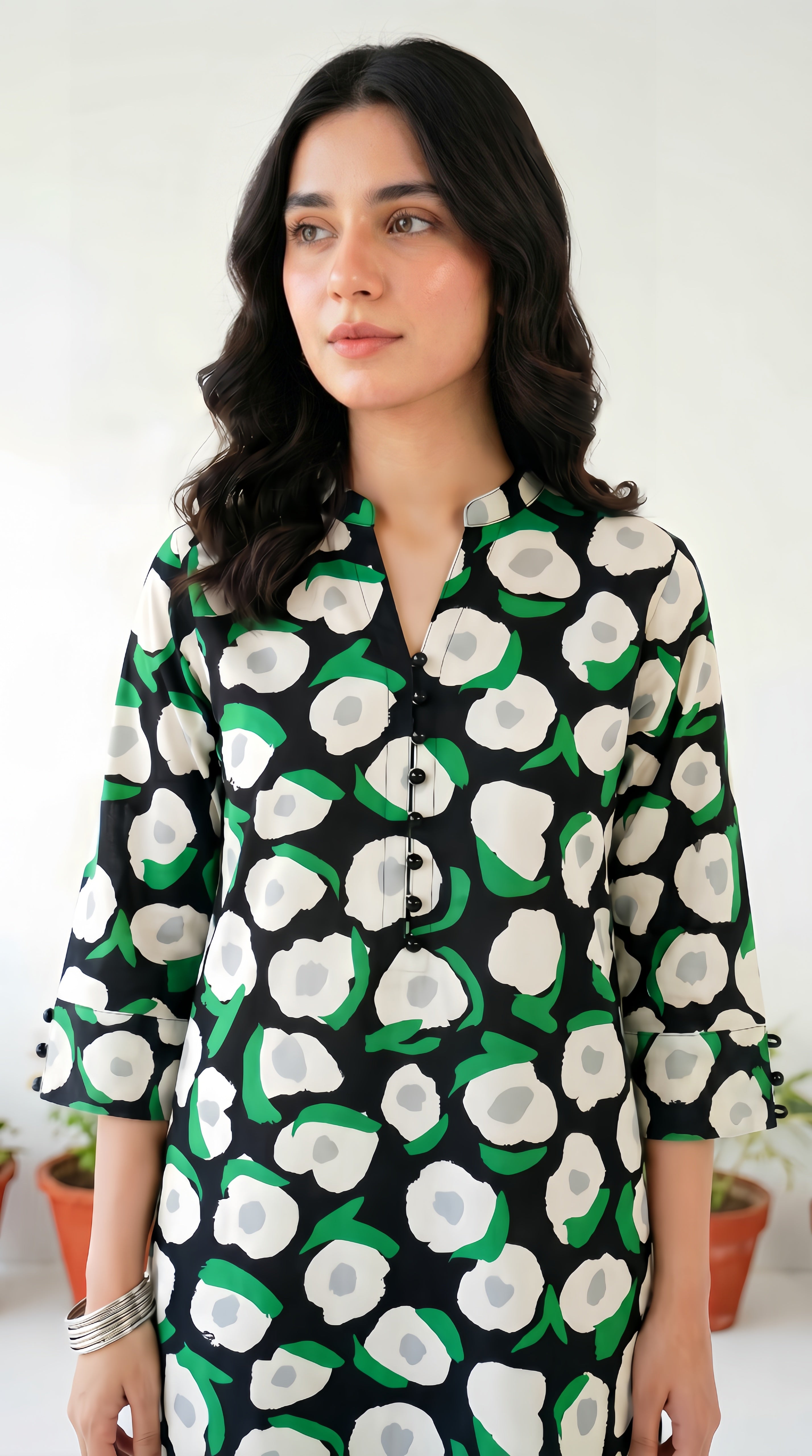 Printed 2Pc Suit