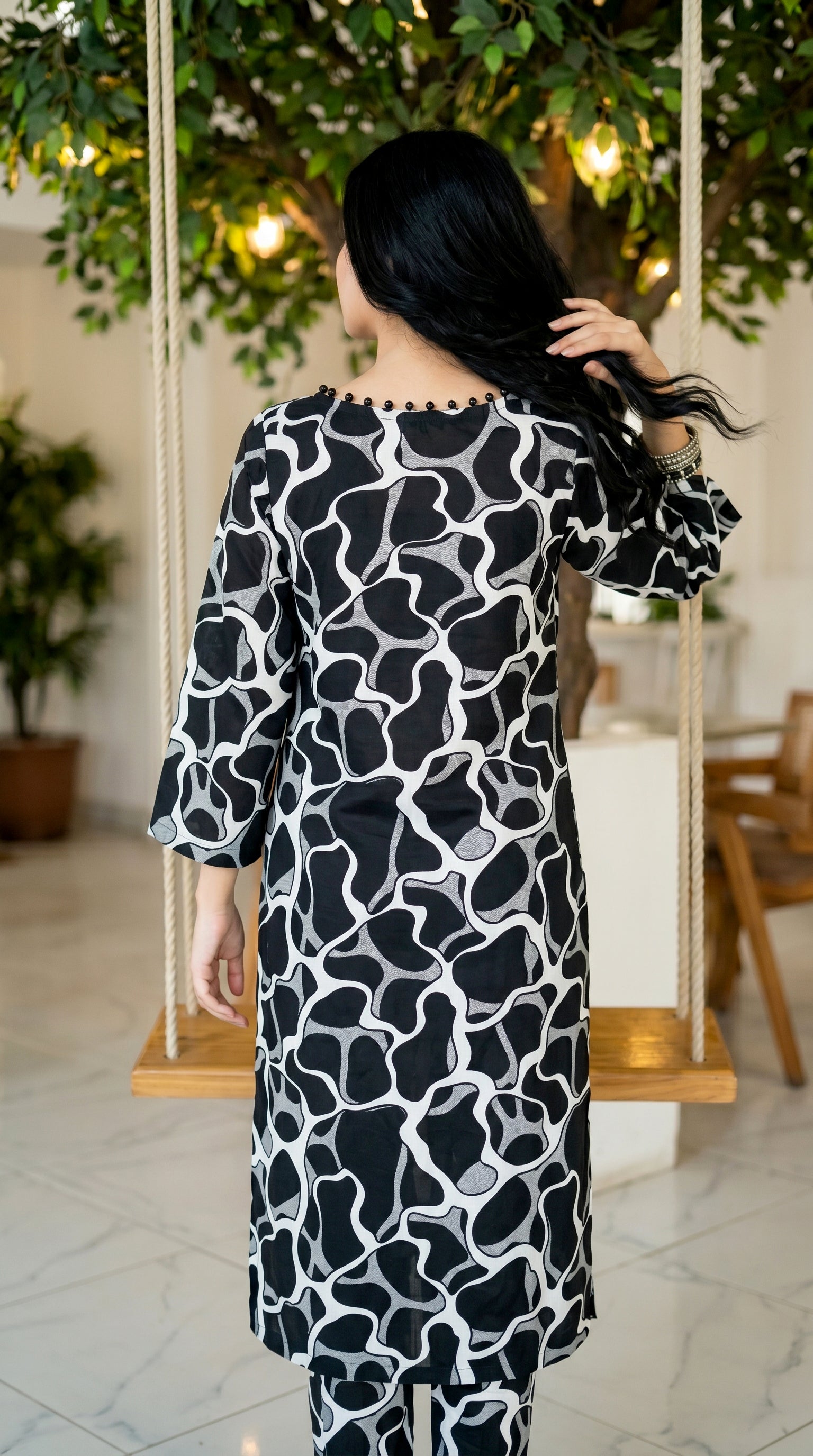 Printed 2Pc Suit