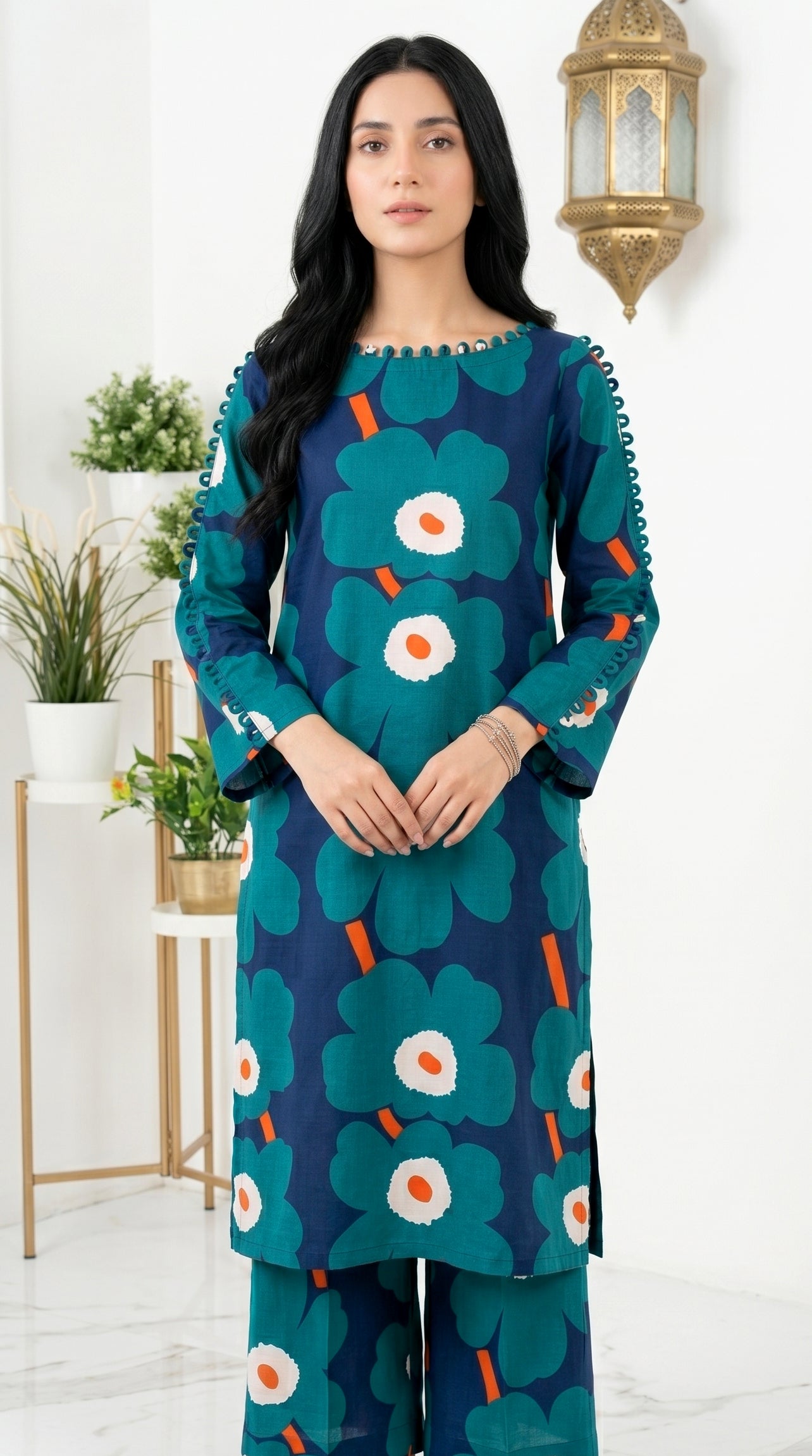 Printed 2Pc Suit
