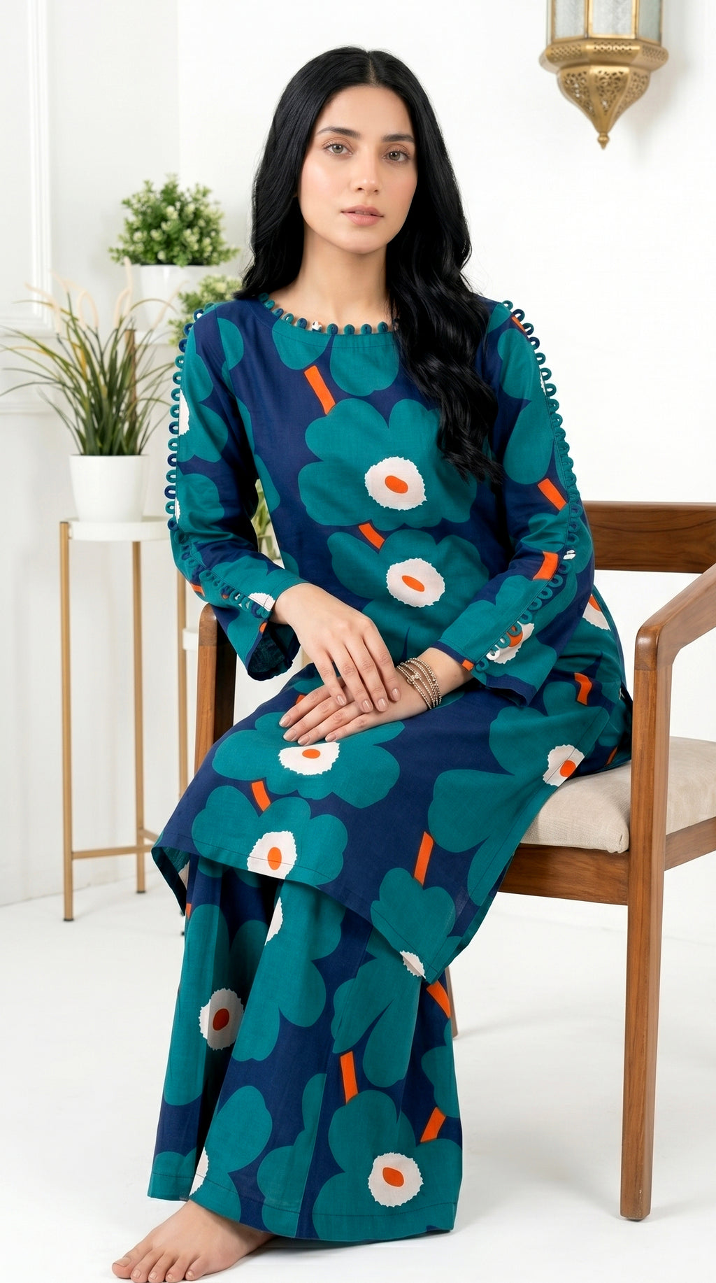 Printed 2Pc Suit
